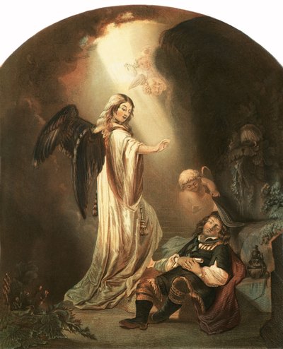 Jacobs dream by Ferdinand Bol